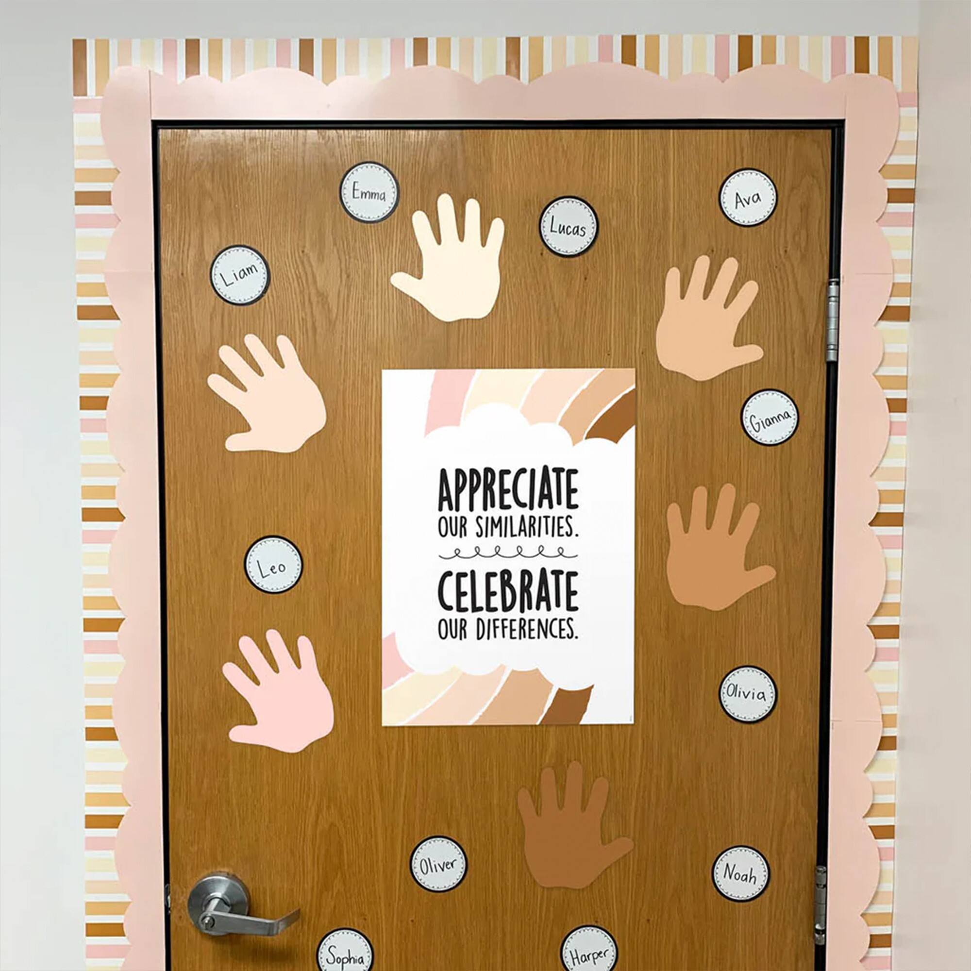 Creative Teaching Press® 6" Multicultural Hands Designer Cut-Outs, 3 Packs of 36